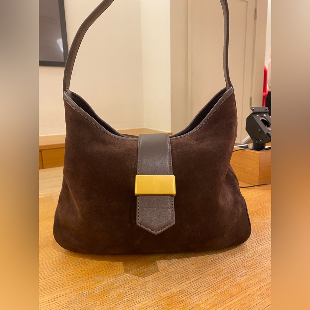 J.Crew Berkeley suede and leather hobo handbag. NWOT